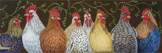 Melissa Shirley Designs Chicken Vine MS Needlepoint Canvas