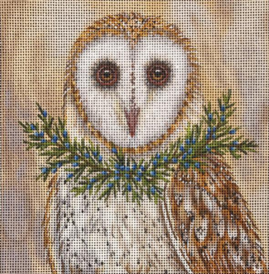 Melissa Shirley Designs Betsy Owl / Cedar MS Needlepoint Canvas