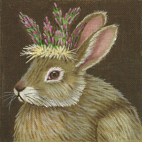 Melissa Shirley Designs Asparagus Bunny MS Needlepoint Canvas