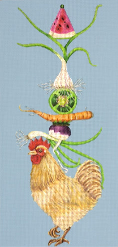 Melissa Shirley Designs Chicken Salad MS Needlepoint Canvas