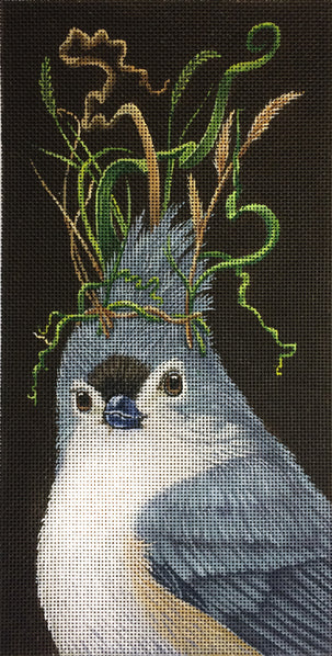 Melissa Shirley Designs Delilah Titmouse MS Needlepoint Canvas