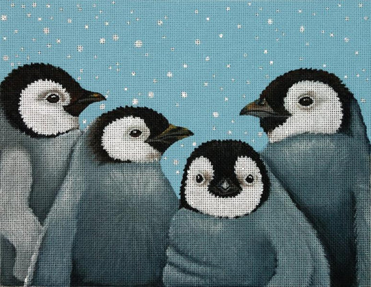 Melissa Shirley Designs Cold Night Warm Friends Needlepoint Canvas