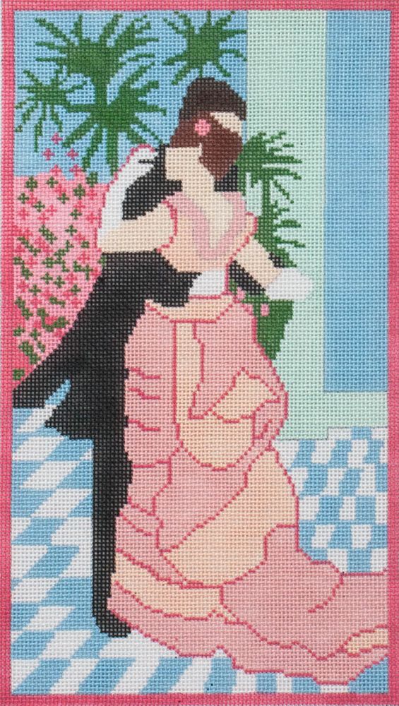 Changing Woman Designs City Dance Needlepoint Canvas