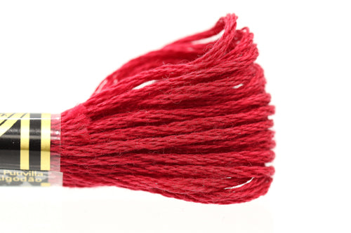 DMC Embroidery Floss - 0498 Red Kiss