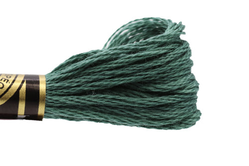 DMC Embroidery Floss - 0501 Pond Green