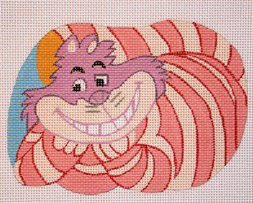 Silver Needle Cheshire Cat Ornament Needlepoint Canvas