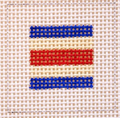 Silver Needle Charlie Flag Mini Needlepoint Canvas