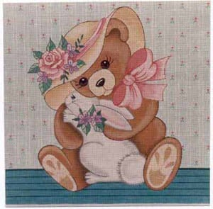 The Meredith Collection Treglown Designs Country Friends Needlepoint Canvas
