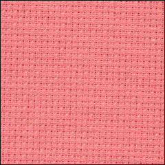 14 ct Aida Cross Stitch Fabric by Zweigart - Coral