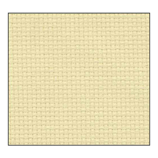14 ct Aida Cross Stitch Fabric by Zweigart - Lemon Chiffon