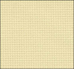 14 ct Aida Cross Stitch Fabric by Zweigart - Lemon Chiffon