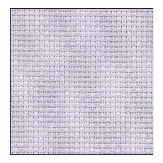 14 ct Aida Cross Stitch Fabric by Zweigart - Vintage Lavender Whisper