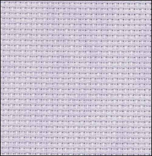 14 ct Aida Cross Stitch Fabric by Zweigart - Vintage Lavender Whisper