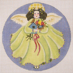 Melissa Shirley Designs Angel Ornament 741-F Needlepoint Canvas