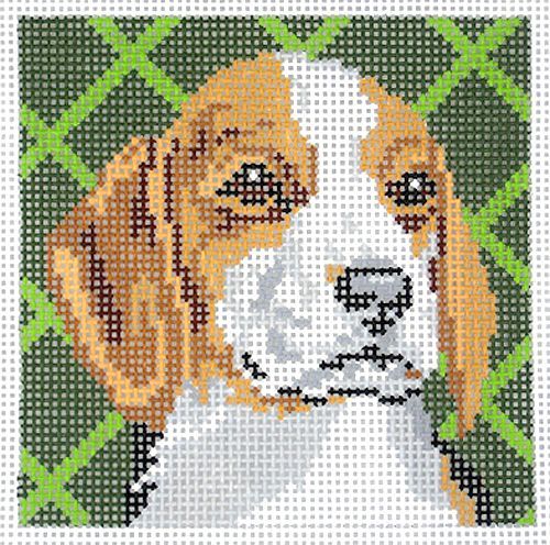 Barbara Russell Youth Collection: Beagle Pup Needlepoint Canvas