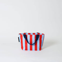 Project Ten Mini Tote Bag – Red Blue Stripe
