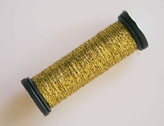 Kreinik Very Fine Braid #4 - 202HL Aztec Gold Hi Lustre