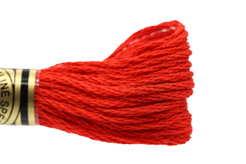 DMC Embroidery Floss - 0817 Japanese Red