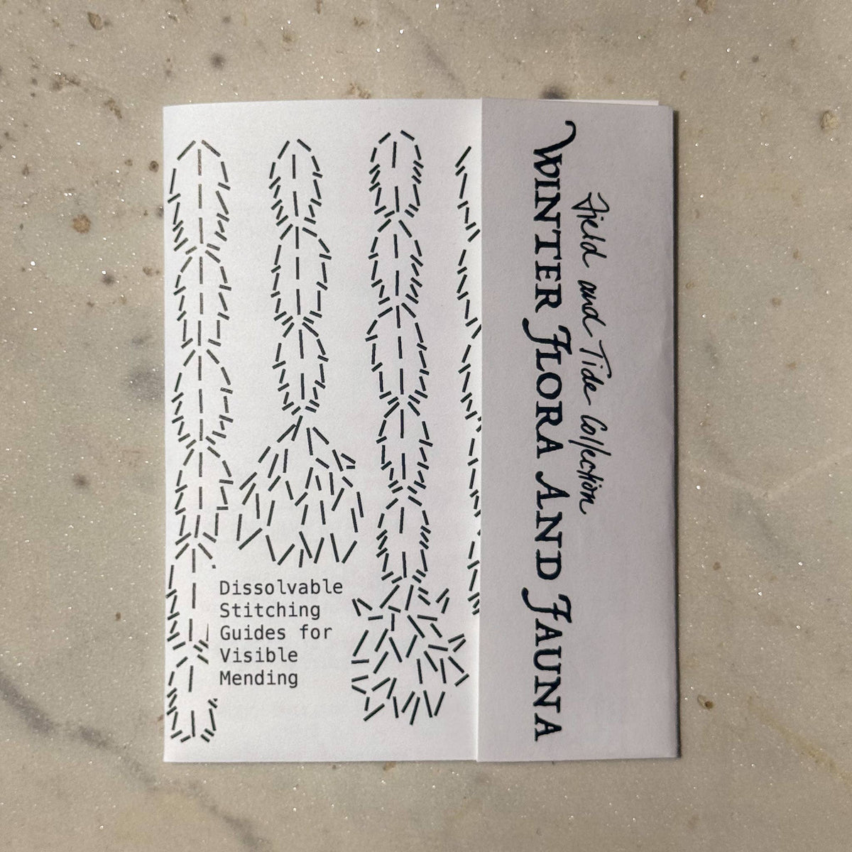 Approved Textiles Winter Flora and Fauna Mending and Embellishment Transfer