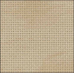 Finishing: 16 ct Aida Cross Stitch Fabric by Zweigart - Vintage Country Mocha