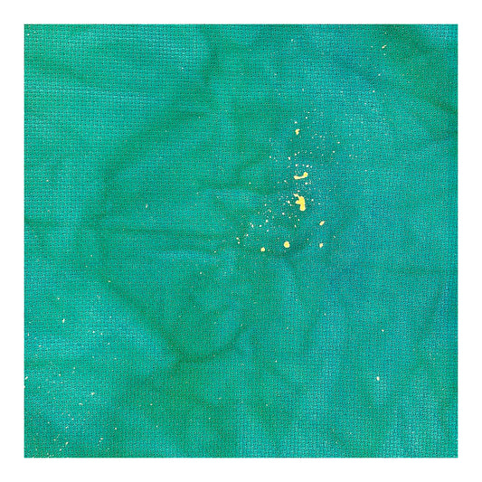 16 ct Aida Cross Stitch Fabric by Fiberlicious - The Verdant Throne Gold Dusted
