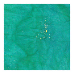 16 ct Aida Cross Stitch Fabric by Fiberlicious - The Verdant Throne Gold Dusted
