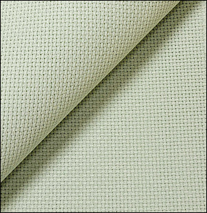 16 ct Aida Cross Stitch Fabric by Zweigart - Mimosa Green