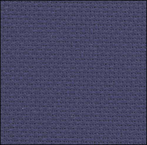 16 ct Aida Cross Stitch Fabric by Zweigart - Navy