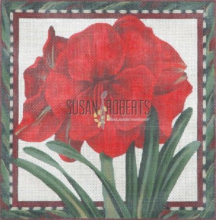 Liz Goodrick-Dillon Amaryllis Needlepoint Canvas