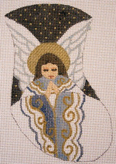 Liz Goodrick-Dillon Angel Mini Stocking Needlepoint Canvas