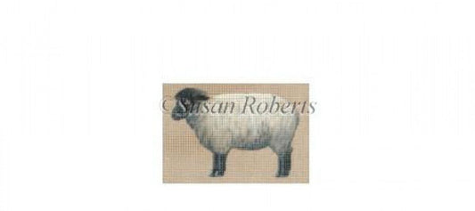 Susan Roberts Needlepoint Black Faced Sheep Needlepoint Canvas