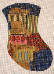 Liz Goodrick-Dillon Camels Mini Stocking Needlepoint Canvas