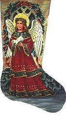 Liz Goodrick-Dillon Christmas Angel Stocking Needlepoint Canvas