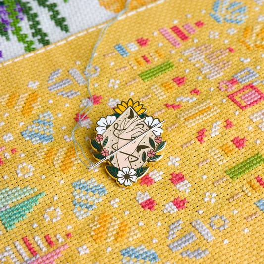 Stitchonomy Spring Flowers Needle Minder