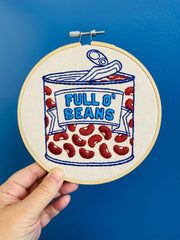 Hook Line & Tinker Beans Embroidery Kit