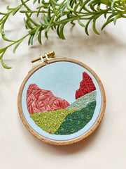 M Creative J Canyon Park Desert Landscape Embroidery Kit
