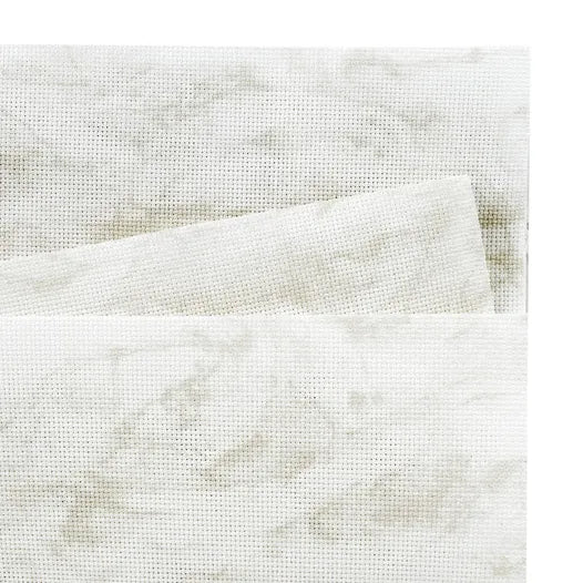 18 ct Aida Cross Stitch Fabric by Zweigart - Vintage Smokey White