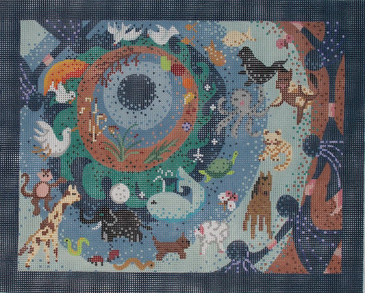 Susan Roberts Elaine Pollack Creation Needlepoint Canvas