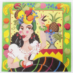 Melissa Shirley Designs Carmen Pillow Needlepoint Canvas