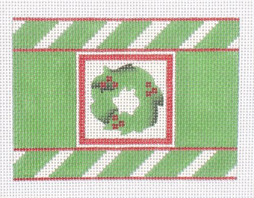 Melissa Shirley Designs Christmas Wreath Cracker Needlepoint Canvas