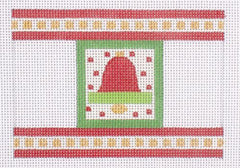 Melissa Shirley Designs Christmas Bell Cracker Needlepoint Canvas