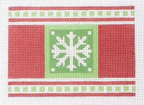 Melissa Shirley Designs Christmas Snowflake Cracker Needlepoint Canvas