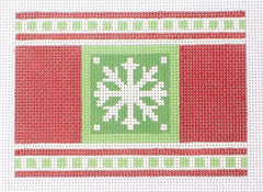 Melissa Shirley Designs Christmas Snowflake Cracker Needlepoint Canvas