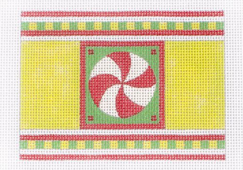 Melissa Shirley Designs Christmas Peppermint Cracker Needlepoint Canvas