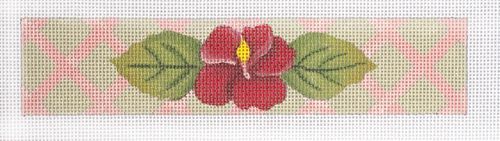 Melissa Shirley Designs Red Flower Bracelet Needlepoint Canvas