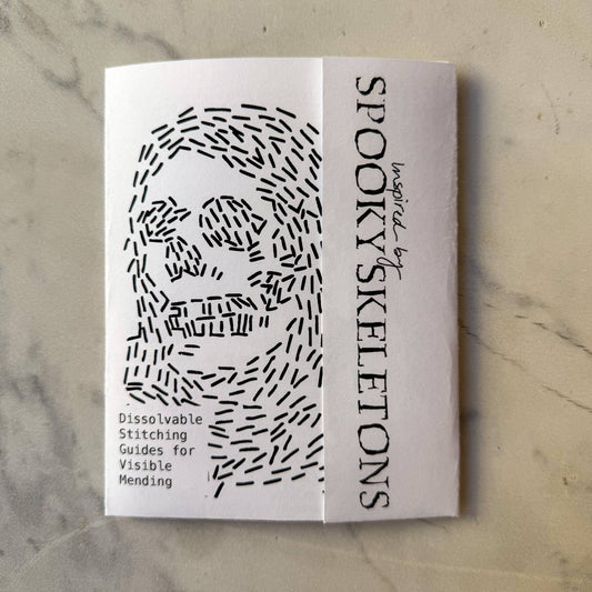 Approved Textiles Spooky Skeletons Mending and Embroidery Transfers