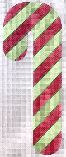 Melissa Shirley Designs Wintergreen Candy Cane Needlepoint Canvas