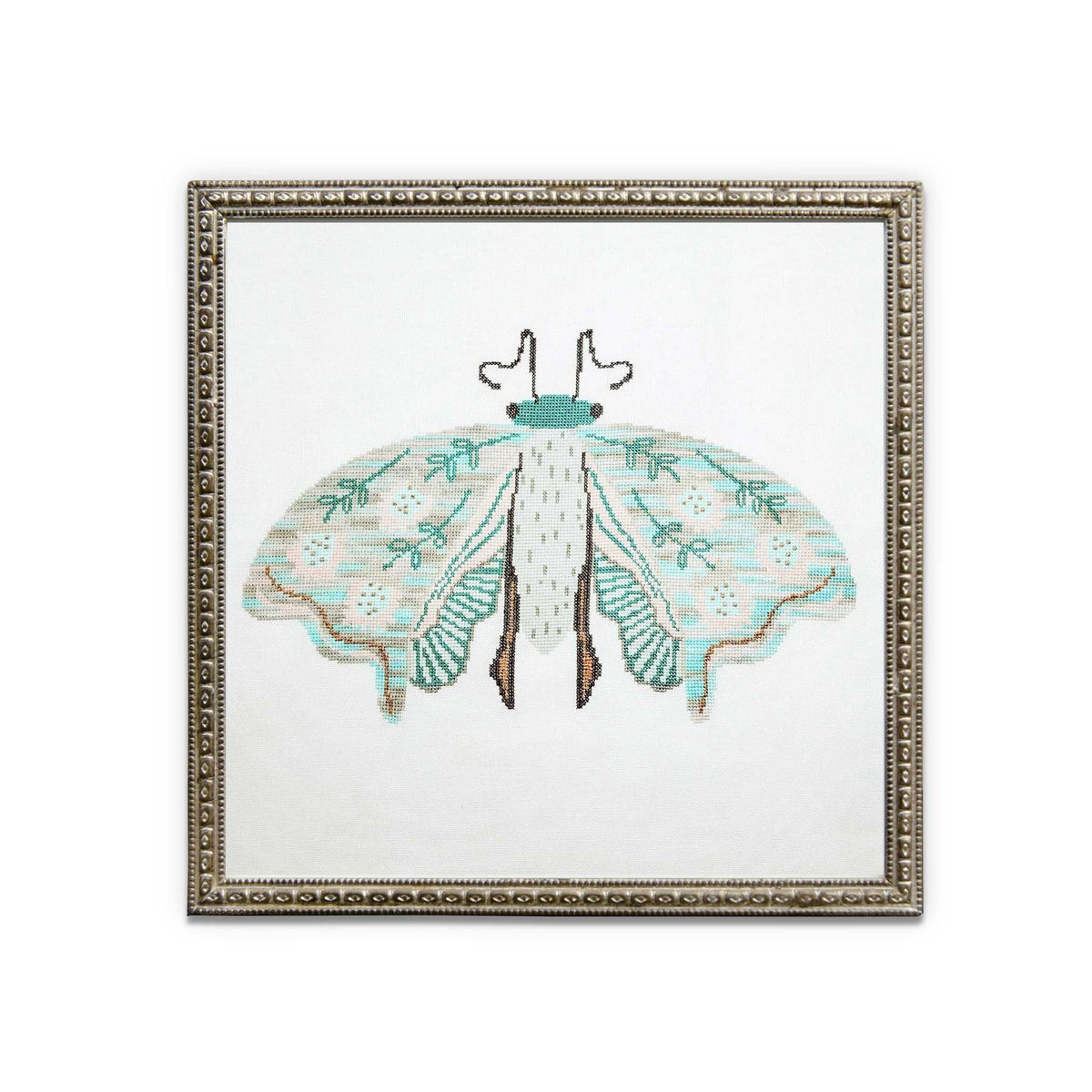 The Wishing Thorn Flower Moth II Cross Stitch Pattern