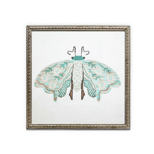 The Wishing Thorn Flower Moth II Cross Stitch Pattern