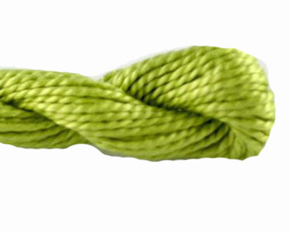 DMC Pearl Cotton #3 - 0472 Green Bud